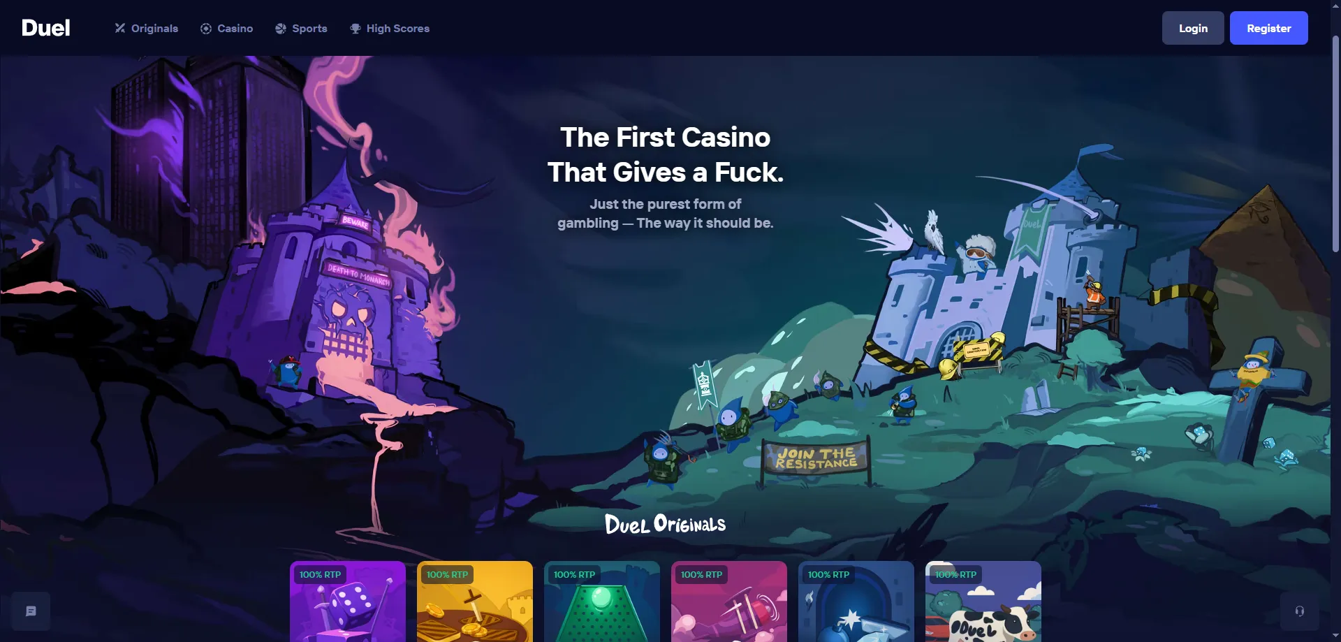 Duel Casino M&eacute;xico &mdash; casino online con criptomonedas y m&aacute;s de 5.000 juegos